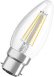 OSRAM LED izzó B35 B22d 4W = 40W 2700K 470lm meleg fehér FILAMENT LEDVANCE (4099854069314)
