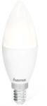 Hama Bec LED Smart Hama 176583, Control Vocal/Aplicatie, E14, 5.5W, Clasa F (Alb) (Hama 176583)