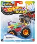 Mattel Hot Wheels: Színváltós Monster Trucks autó, 1: 64 - Scorpedo (JDV88)