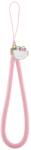 Hello Kitty Nylon Cord Kitty Head Phone Charm - Pink