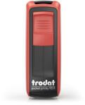 TRODAT Bélyegző, TRODAT Pocket Printy 9511 , piros ház, fekete párnával (IT9511P)