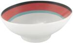 LE COQ PORCELAINE LE COQ Geometrikos Tál ovalis, magasság: 38 mm, hossz: 98 mm, szélesség: 78 mm, piros