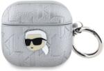 Karl Lagerfeld Monogram Karl Head tok AirPods 4-hez - ezüst - smartdiszkont