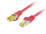 Lanberg CAT. 6a S/FTP LSZH CU kábel 2m piros (PCF6A-10CU-0200-R)