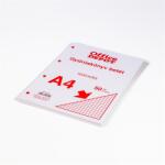 Office Depot A4 50 lapos kockás gyűrűskönyv betét (2514-52)