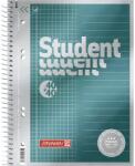 Brunnen Premium Duo A5 40+40 lap kockás és vonalas spirálfüzet (1067154) - officedepot