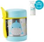 Skip Hop Zoo Hőtartó ételtermosz kanállal / villával Cápa 325ml, 3+ + AQUAINT 500 ml (VP-F141575)