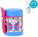 Skip Hop Zoo Hőtartó ételtermosz kanállal / villával Pillangó 325ml, 3+ + AQUAINT 500 ml (VP-F141566)