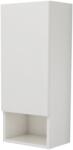 haaus Corp Baie Zed, Suspendat, 1 Usa, Alb lucios/Alb, MDF, L 30 x l 22 x 72 cm (911843)