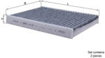 KNECHT Filtru habitaclu KNECHT cu carbon activ LAK467 S