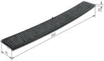 Bosch Filtru habitaclu BOSCH cu carbon activ 1987432336