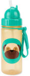 Skip Hop Zoo Pohár szívószállal PP PVC és BPA mentes Mopsz 12h+ (8334670)