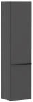Hansgrohe Xelu Q magas ajtós szekrény 165x40x35 cm baloldali ajtópánt, matt fekete fogantyú/ matt szürke gyémánt 54136670 (54136670)