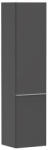 Hansgrohe Xelu Q magas ajtós szekrény 165x40x35 cm baloldali ajtópánt, matt fehér fogantyú/matt szürke gyémánt 54136700 (54136700)