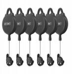 Kiwi Felfüggesztett kampórendszer Vr kábelekhez 6db Kiwi Design V2-3 Quest (V2-6/Black/HJT-062)