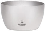 Silverant Pahar de titan cu perete dublu 50 ml, pahar de shot Castron