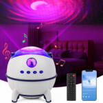  Bluetooth-os Űrhajó Galaxis Projektor és Hangszóró (SpaceShip_galaxy_projector)