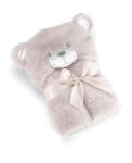 MORA POMPON BEAR P86 pléd 75*95 02-beige - dobozos