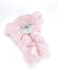 MORA POMPON BEAR P86 pléd 75*95 04-pink - dobozos