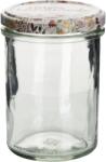 Gastro Borcane pentru conservare Gastro 230 ml, capac cu filet inscripționat „handmade, set de 6 bucăți