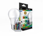 ZELUX Led RGB A60 9W E27 Okos izzó távirányítóval (ZXG9RGBW)