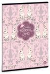 Ars Una kockás füzet A/5-ös - Wonderland Rabbits