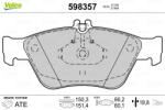 VALEO Fékbetét készlet VALEO 598357 for MERCEDES-BENZ (598357)