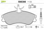 VALEO Fékbetét készlet VALEO 598398 for CITROËN, PEUGEOT (598398)