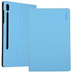 ENKAY LEATHER Flip tok a Samsung-hoz Galaxy Tab S6 (T860 / T865) világoskék