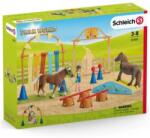 Schleich Schleich: Farm World - Póni ügyességi edzés szett (42481) (SLH42481) - jatekwebshop