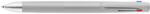 Zebra Golyóstoll, 0, 24 mm, nyomógombos, háromszínű, ZEBRA "bLen 3C", szürke test (TZ53133) - onlinepapirbolt