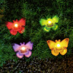  Napelemes pillangók - 9 x 9 x 8, 5 cm (KLAMP-029)
