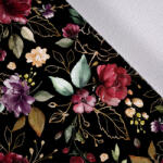 Takoy Tavaszi softshell prémium arany virágok fekete