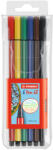 STABILO Rostirón, filctoll 1mm, M STABILO Pen 68, 6 klf. szín