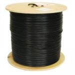  Cablu coaxial semnal video, RG6 TriShield autoportant, Negru, rola 305 metri (TSY-RG6-TRIS-MESS)