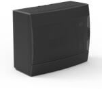 Horoz Tablou de distribuție cu 8 module montat la suprafață fum negru HOROZ