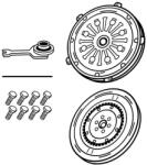 VALEO Set ambreiaj VALEO 855302 (855302)
