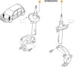 Original Renault Amortizor ORIGINAL RENAULT 82 00 663 654 (82 00 663 654)