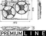 MAHLE Ventilator, radiator MAHLE CFF 193 000P - fixbox