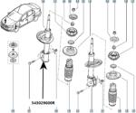 Original Renault Amortizor ORIGINAL RENAULT 54302 9600R (54302 9600R)