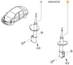 Original Renault Amortizor ORIGINAL RENAULT 60 01 550 750 (60 01 550 750)