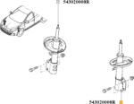 Original Renault Amortizor ORIGINAL RENAULT 54 30 200 08R (54 30 200 08R)