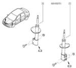 Original Renault Amortizor ORIGINAL RENAULT 60 01 550 751 (60 01 550 751)