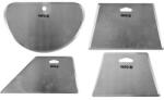 TOYA Set de raclete 4 piese inox (YT-52788)