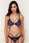 Baci Set Sutien + Bikini cu jartiere Baci