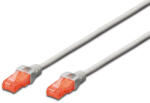 ASSMANN CAT6 U-UTP Patch Cable 1m Grey