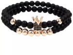  Koronás unisex karkötő szett rosegold