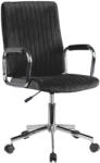 AKORD FD-24 Ergonomikus Velúr Irodai Szék Fekete (AKO-OCFD-24-B) - platinashop