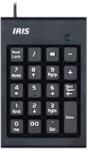 IRIS B-15 USB numerikus billentyűzet Black (B-15)