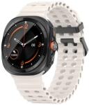 MYBANDZ Waves silicon curea Samsung Galaxy Watch Ultra alb (65038)